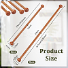Bamboo Hanging Rod for Weaving Accessories FIND-WH0816-015-2