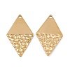 Ion Plating(IP) 304 Stainless Steel Pendants STAS-B031-05G-1