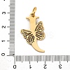 Ion Plating(IP) 201 Stainless Steel Pendants STAS-N103-184G-J-3