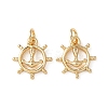 Brass Pendants KK-C143-22G-1