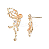 Brass Stud Earring Findings KK-N232-428LG-3