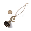 Iron Bell Pendant Decoration HJEW-JM02236-3