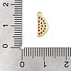 Brass Micro Pave Cubic Zirconia Pendants KK-R219-36D-G-3
