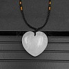 Natural Quartz Crystal Pendant Necklaces XA8803-06-1