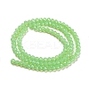 Baking Paint Transparent Glass Beads Strands DGLA-A034-J3mm-B09-3