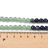Chakra Natural Red Jasper & Yellow Jade & Green Aventurine & Tiger Eye & Sodalite & Amethyst Beads Strands X-G-NH0002-E02-6mm-6