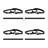 4 Sets Imitation Leather Women's Adjustable Detachable Anti-Loose Shoe Straps for High Heels AJEW-OC0013-18-1