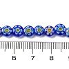 Handmade Millefiori Lampwork Beads Strands LAMP-G164-11B-4