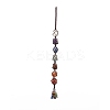 7 Chakra Gemstone Hanging Decorations HJEW-JM00805-03-1