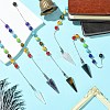 Natural & Synthetic Gemstone & Resin Dowsing Pendulum Big Pendants PALLOY-GO00022-5
