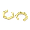 Brass Cuff Earrings EJEW-C104-058G-2