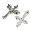 6Pcs 6 Styles Tibetan Style Alloy Cross Pendants FIND-FS0002-57-2