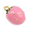 Brass Enamel Charms KK-I352-09G-01-2