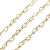 Brass Heart Link Chains CHC-H113-14A-G-1