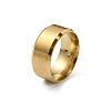 201 Stainless Steel Plain Band Ring for Women RJEW-WH0010-06B-MG-1
