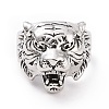 Tiger Head Wide Band Rings for Men LS-RJEW-F126-06AS-1