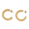 304 Stainless Steel Half Hoop Earrings X-EJEW-F257-10G-3