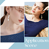 200Pcs 2 Colors Brass Hoop Earrings Findings Kidney Ear Wires KK-SP0001-30-5