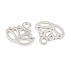 Tibetan Style Alloy Charms TIBEP-36884-P-RS-1