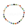 Handmade Millefiori Glass Round Beads Stretch Bracelets for Women BJEW-JB14236-3