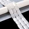 Natural White Jade Beads Strands G-M420-M06-02-2