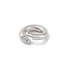 Brass Locking Jump Rings KK-S369-01P-01-1