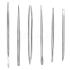 6Pcs 6 Styles Stainless Steel Polymer Clay Sculpting Detail Tool TOOL-FG0001-42-1