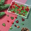 80Pcs 7 Styles Transparent Glass Beads Strands EGLA-FS0001-45-8