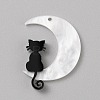 Opaque Acrylic Pendants MACR-WH0014-02B-1