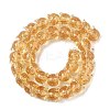 Gold Sand Lampwork Beads Strands LAMP-P069-02A-08-4