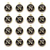 Golden Plated Alloy Charms X-ENAM-S118-02N-2