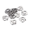 Non-Tarnish 201 Stainless Steel Charms STAS-F255-010P-1