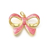 Brass Enamel Pendants KK-F899-16G-1