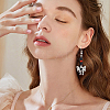 12Pcs 2 Colors Alloy Micro Pave Cubic Zirconia Charms FIND-BBC0003-42-5