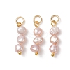 Natural Baroque Keshi Pearl Two Sides Polished Pendants PALLOY-JF04814-03-1