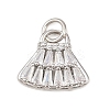 Brass Micro Pave Clear Cubic Zirconia Charms KK-G544-01P-01-1