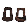 Natural Wenge Wood Pendants WOOD-T023-69A-01-2