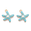 Alloy Enamel Pendants ENAM-T009-60A-RS-2