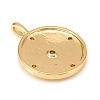 Brass Micro Pave Cubic Zirconia Pendants KK-D160-57G-3