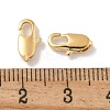 Brass Lobster Claw Clasps KK-H503-35G-01-3