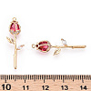 Brass Micro Pave Cubic Zirconia Pendants LS-KK-S364-014A-3