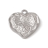 Non-Tarnish 304 Stainless Steel Pendants STAS-P316-10P-1