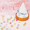 500Pcs 10 Colors Acrylic Bead Caps TACR-SP0001-08-4