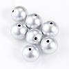 Matte Style Spray Painted Acrylic Beads ACRP-S669-12mm-01-1