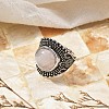 Natural Rose Quartz Adjustable Rings RJEW-I108-03AS-15-2