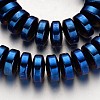 Electroplate Non-magnetic Synthetic Hematite Beads Strands G-F300-16-05-1