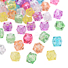300Pcs Transparent Acrylic Beads ACRP-PA0001-01C-1