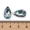 Faceted Teardrop Glass Pendants GLAA-O008-A26-3