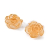 Camellia Resin Cabochons MRMJ-WH0064-51B-10-1