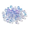 Two Tone Transparent Glass Beads GLAA-NH0001-03F-1